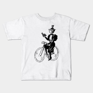 Vintage Female Cyclists Kids T-Shirt